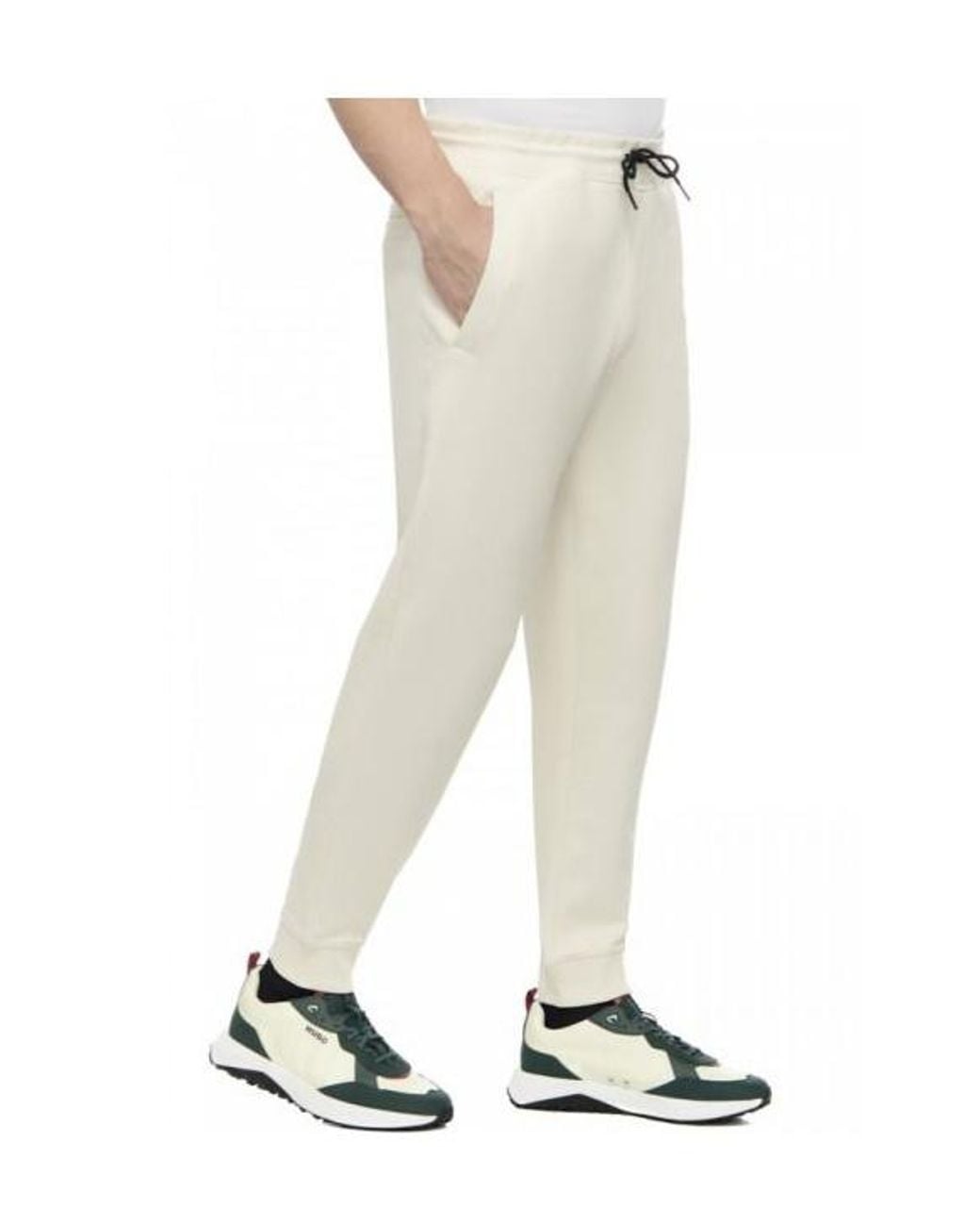 Boss Natural Elastic Waist Casual Pants for men