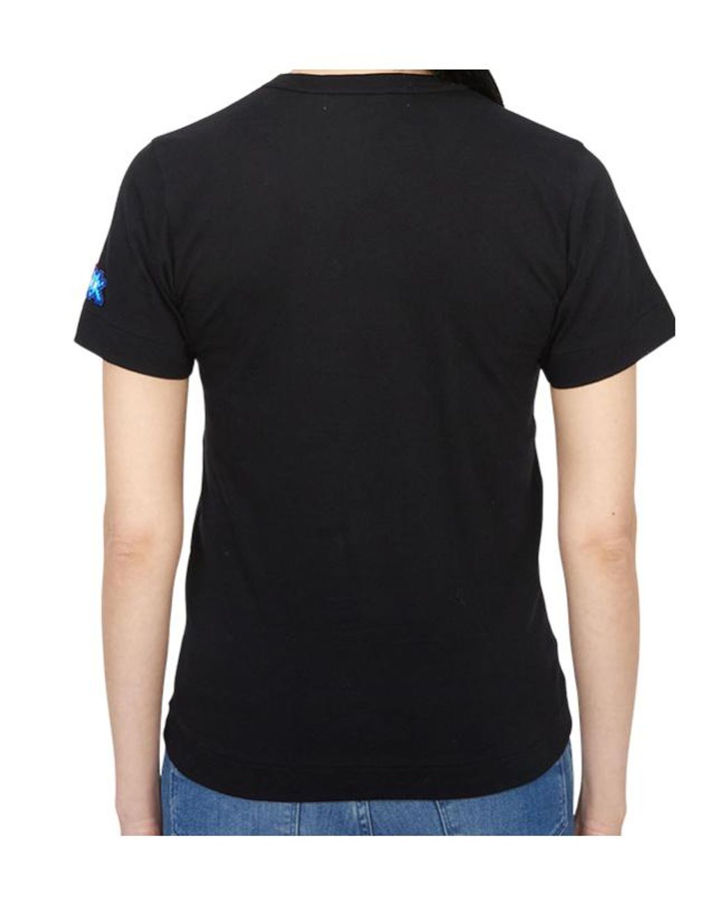 COMME DES GARÇONS PLAY Black X Invader Pixelated-Heart T-Shirt
