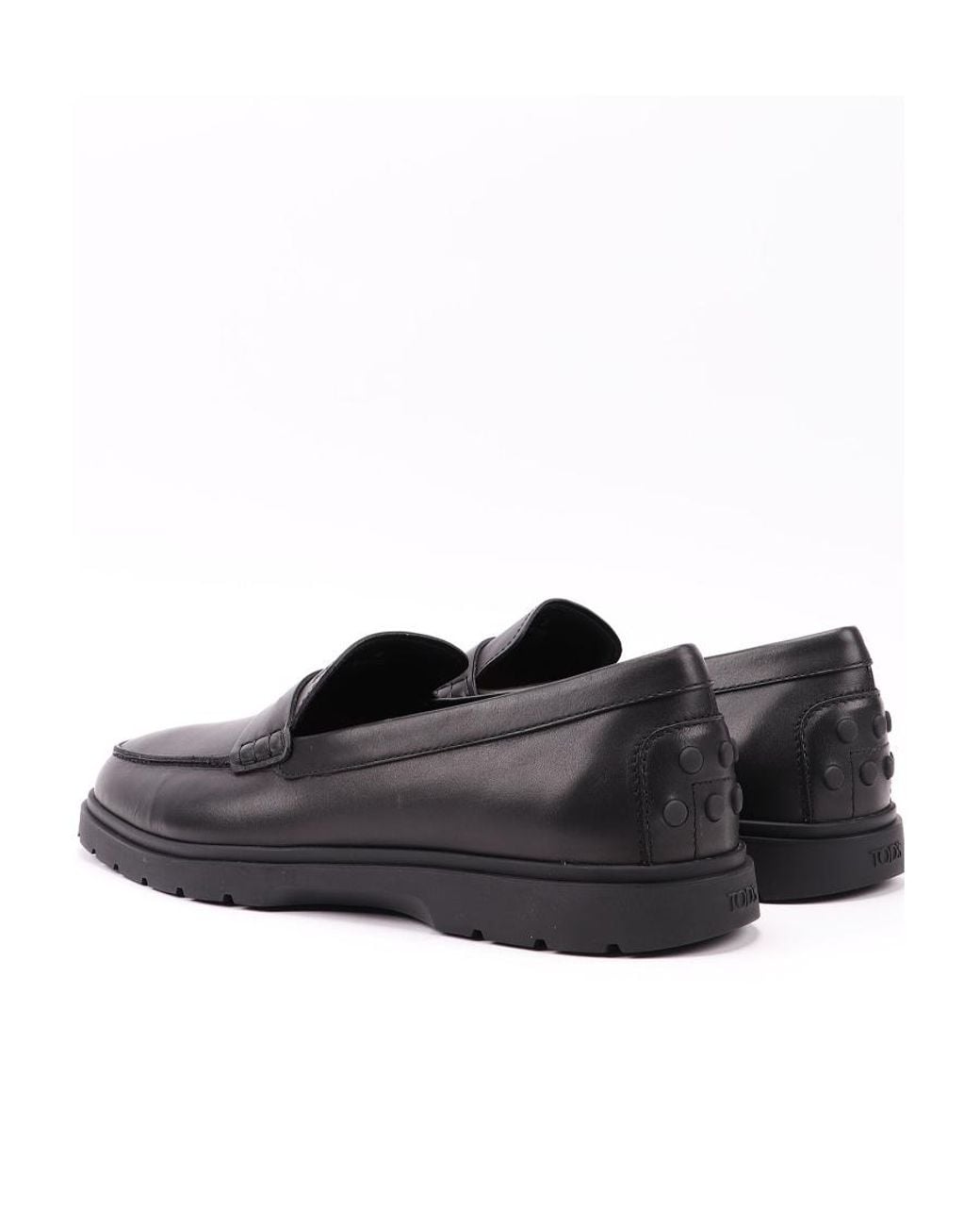 Tod's Brown Penny Rubber-Sole Loafers for men