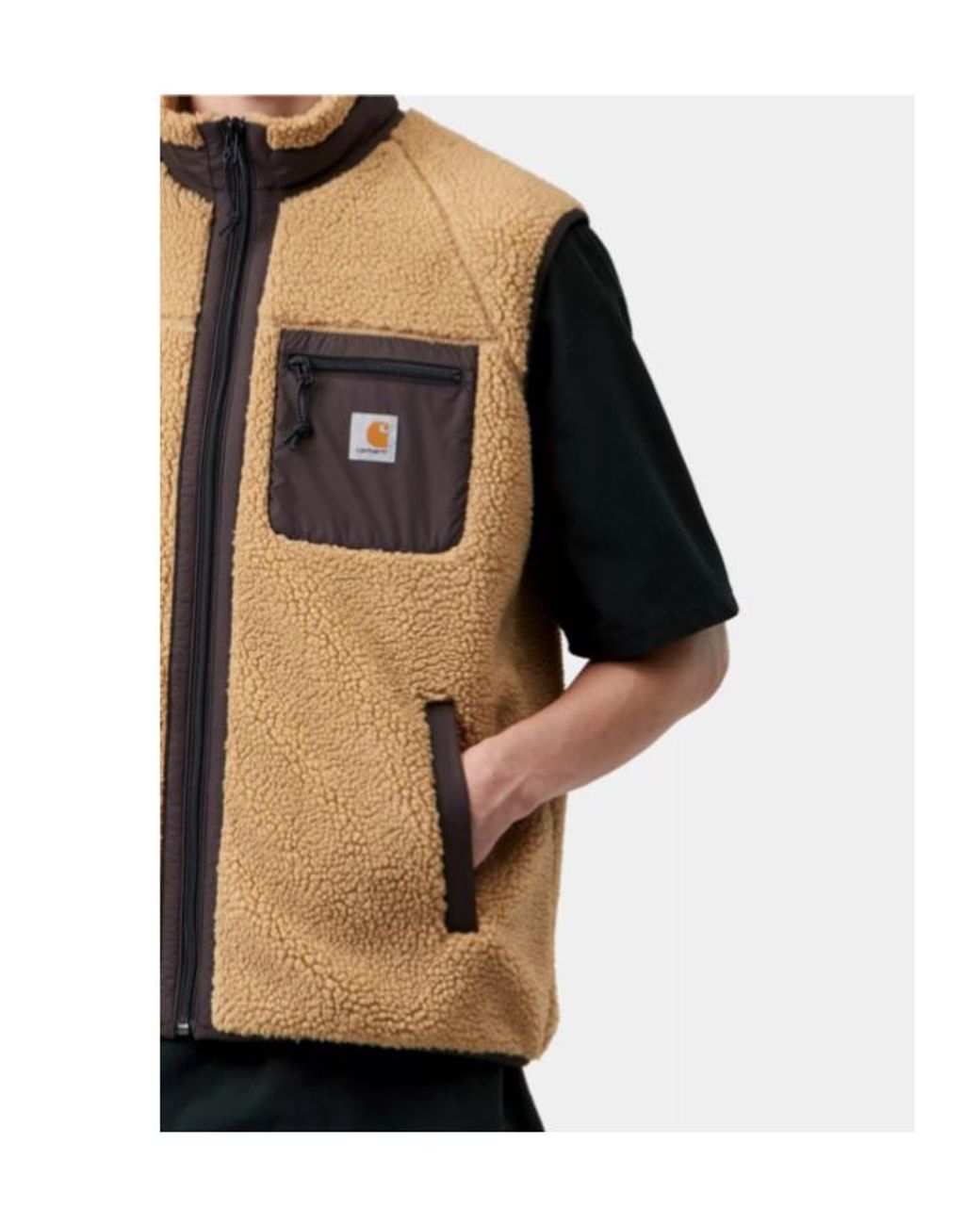 Carhartt Brown Prentis Vest Liner for men