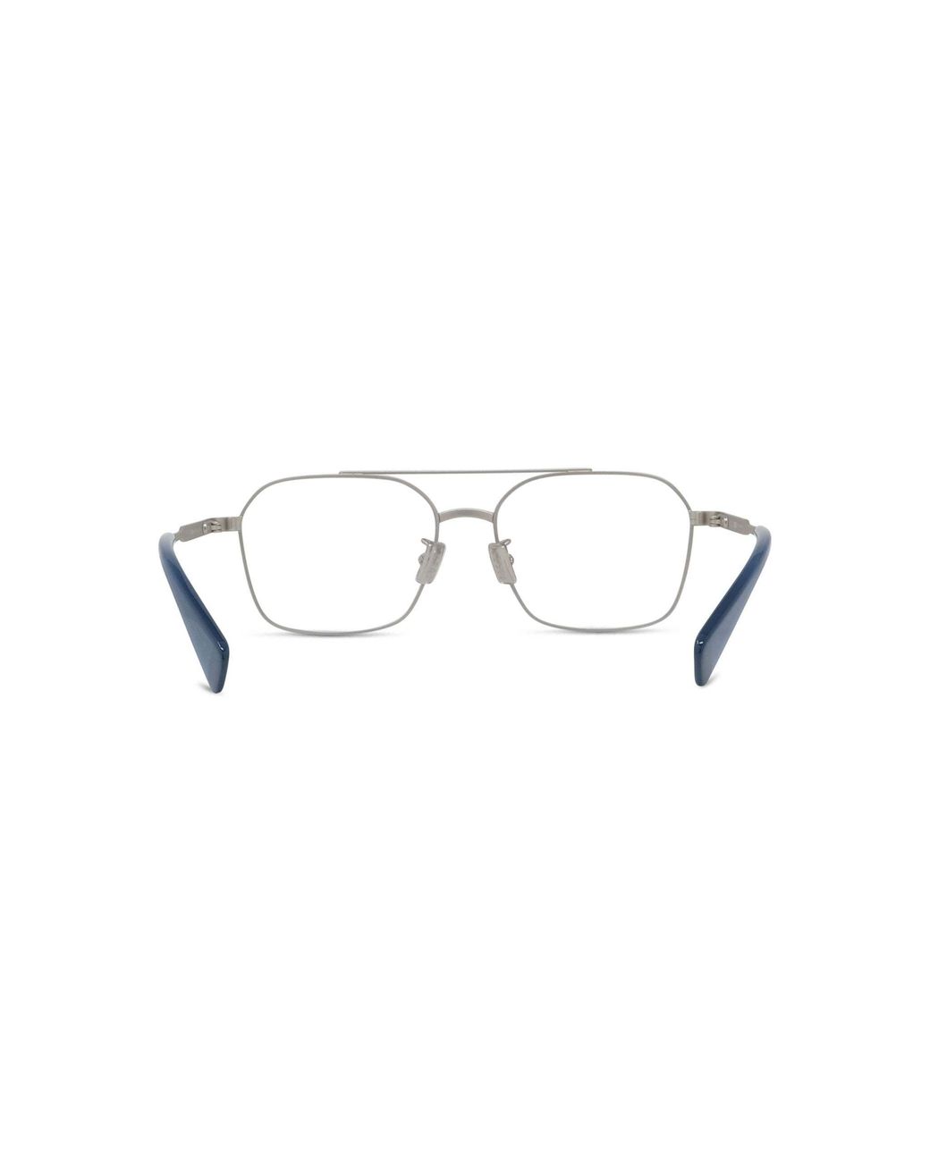 KENZO White Full-Rim Non-Prescription Glasses for men
