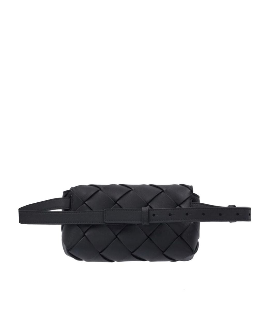 Bottega Veneta Black Diago Belt Bag for men