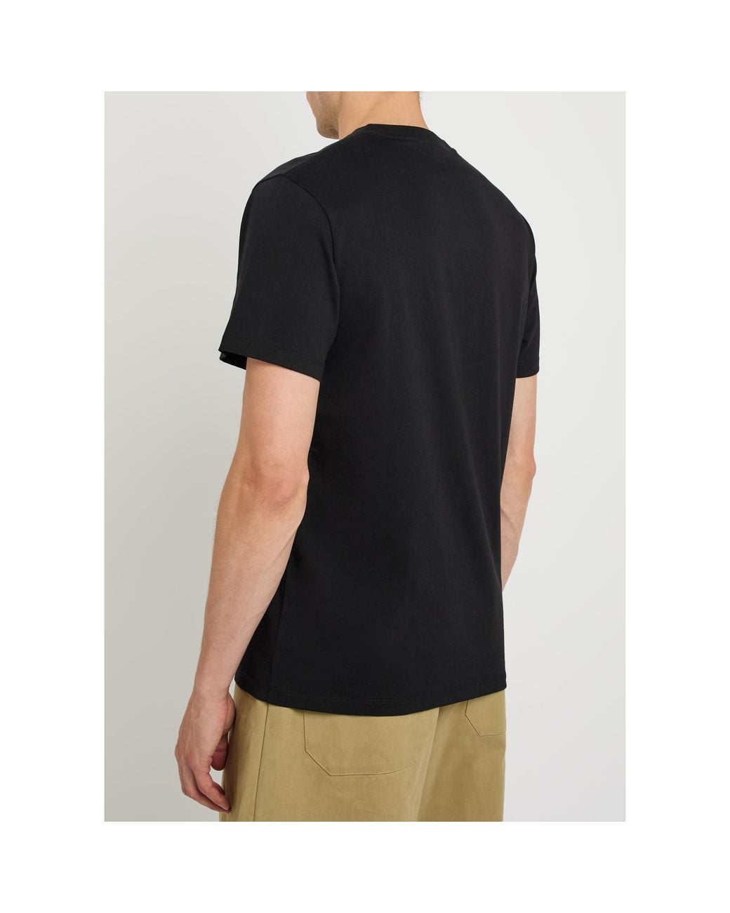 Loewe Black Short-Sleeve Crew-Neck T-Shirt for men