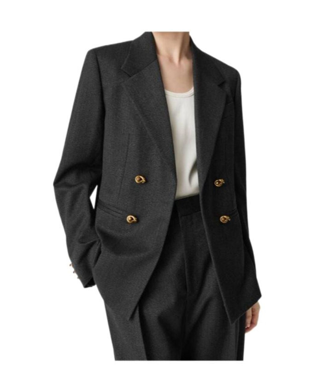 Bottega Veneta Black Compact Twill Jacket