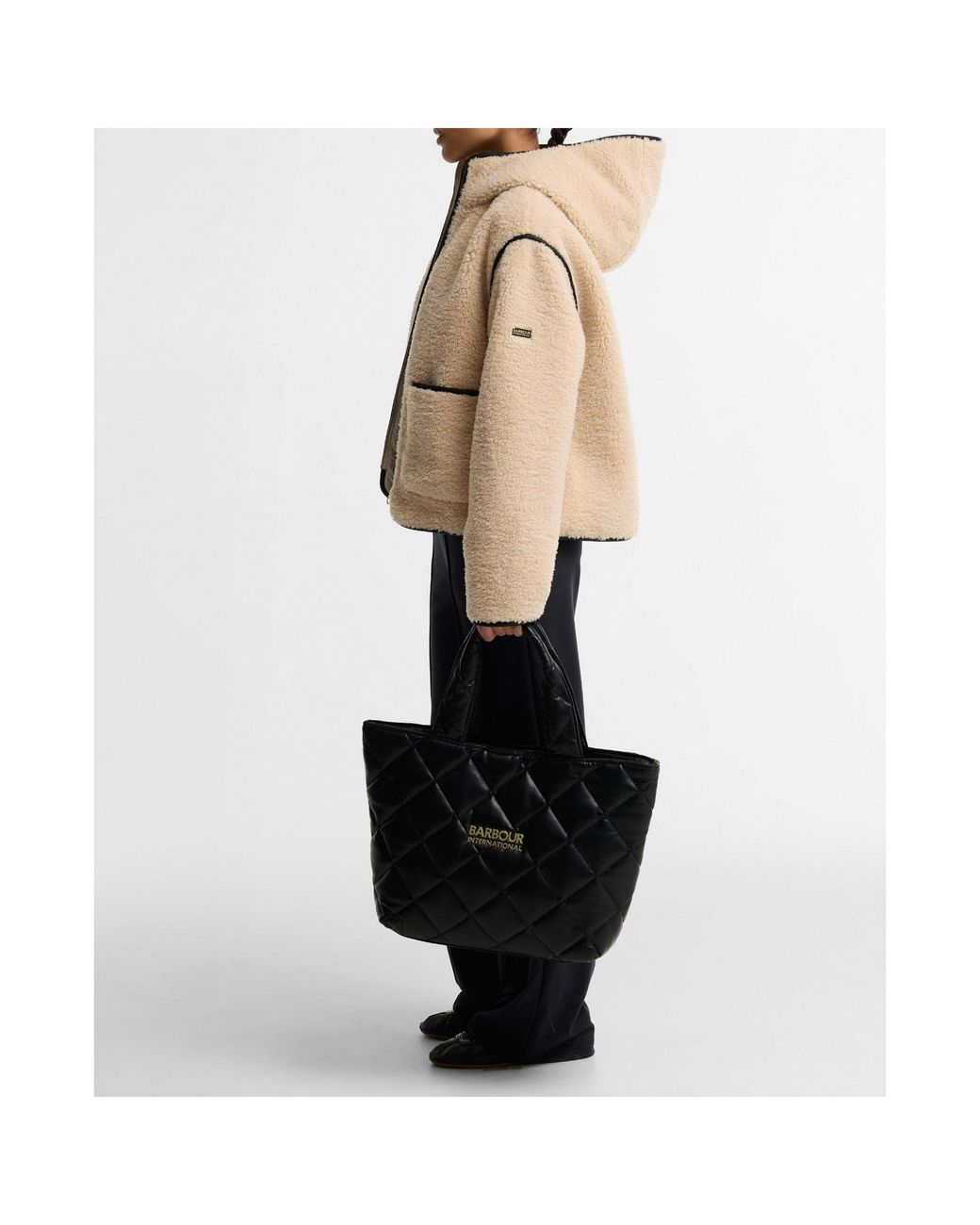 Barbour Natural Zip-Up Hooded Jacket