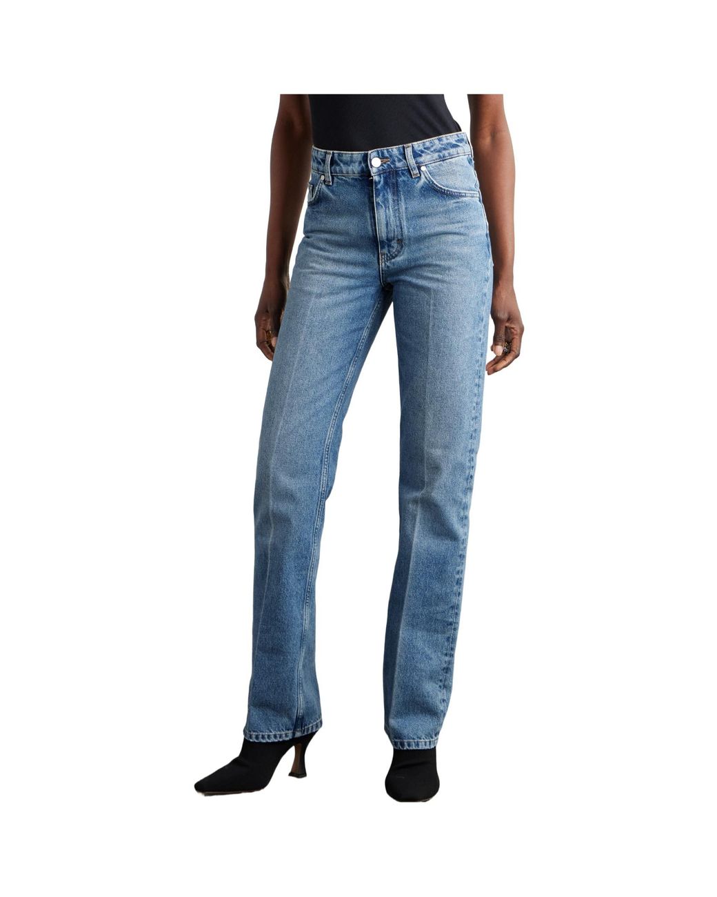 Stella McCartney Blue Logo-Detail Jeans
