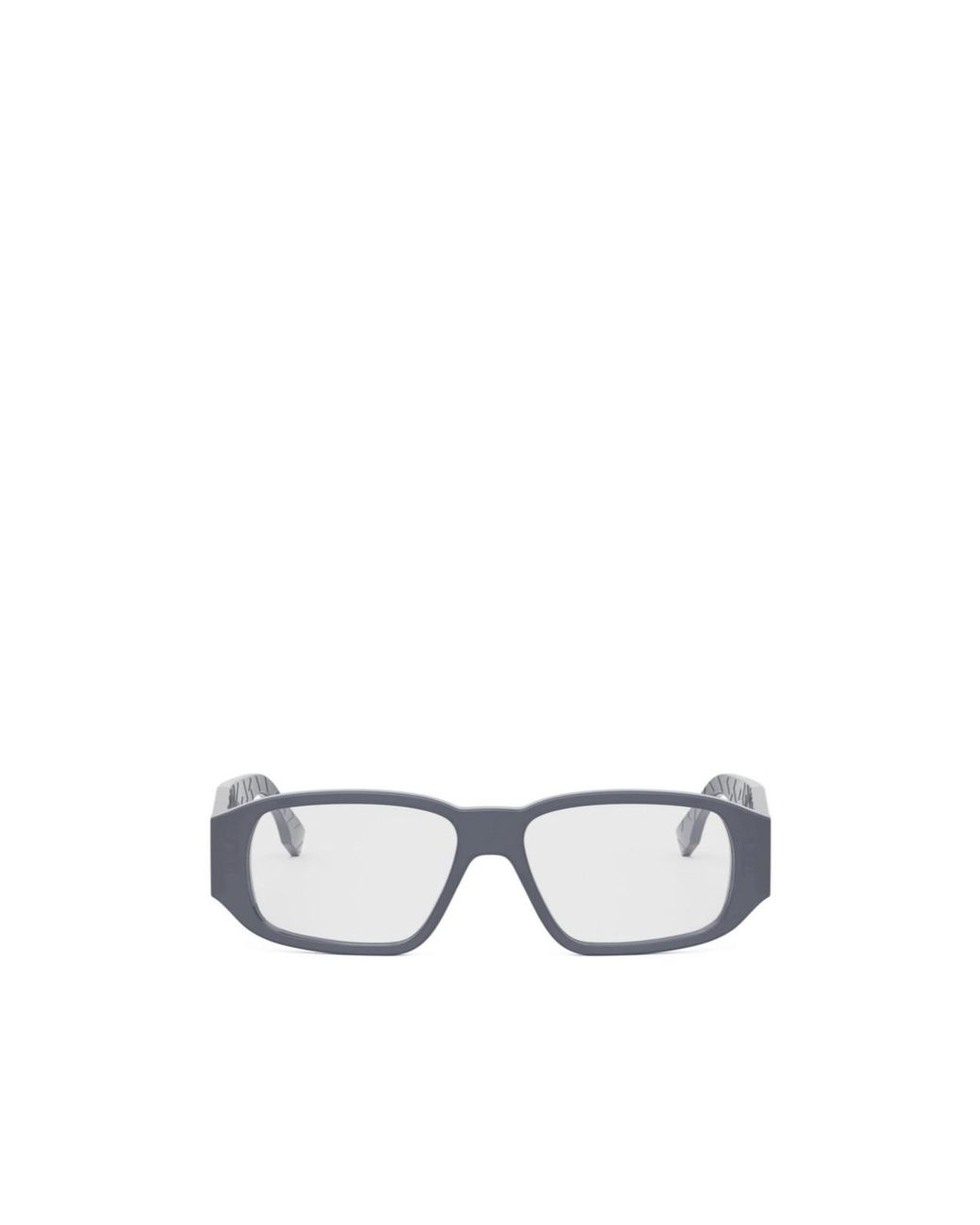 Fendi White Rectangle Glasses for men