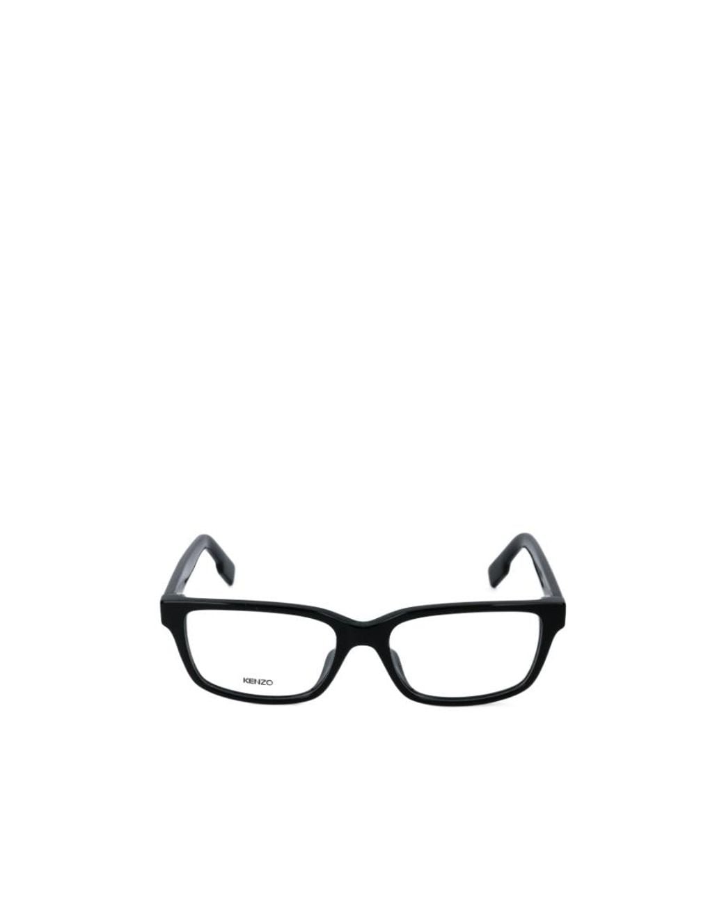 KENZO White Logo Optical Glasses for men