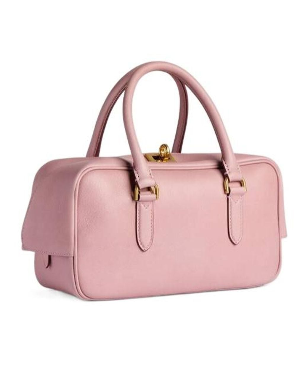 Balenciaga Pink Le 7 Bowling Bag Small