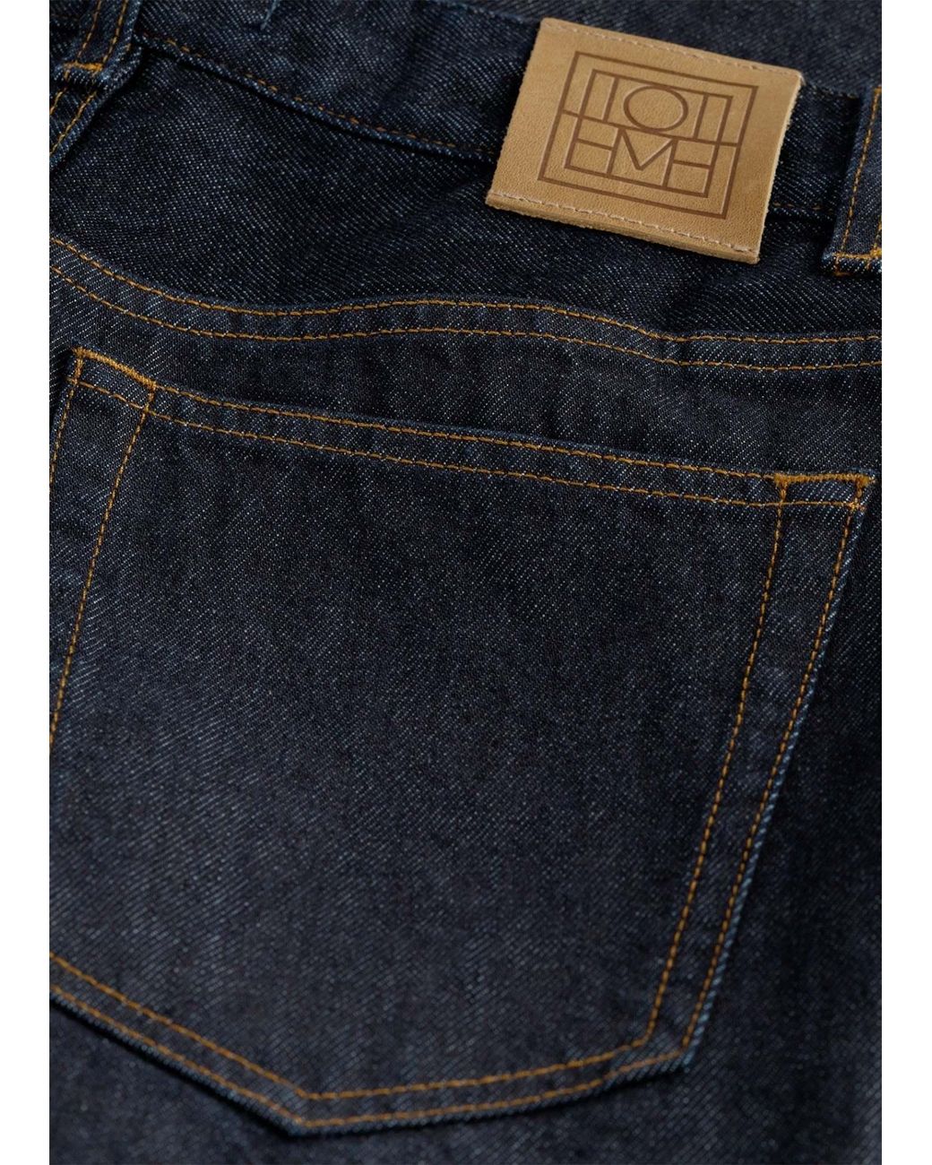 Totême Blue High-Waisted Slim-Fit Jeans