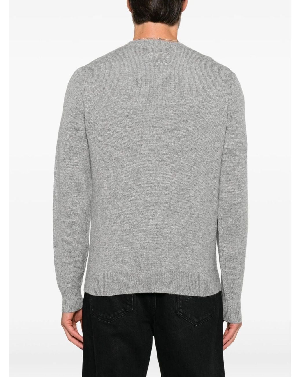 Guest In Residence Gray Crew-Neck Sweater for men