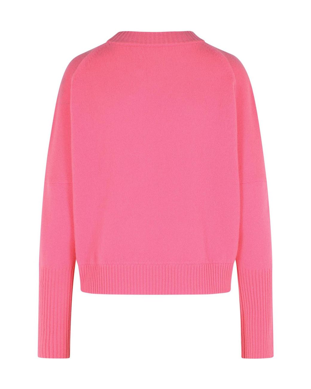 Closed Pink Ribbed Crew Neck Sweater