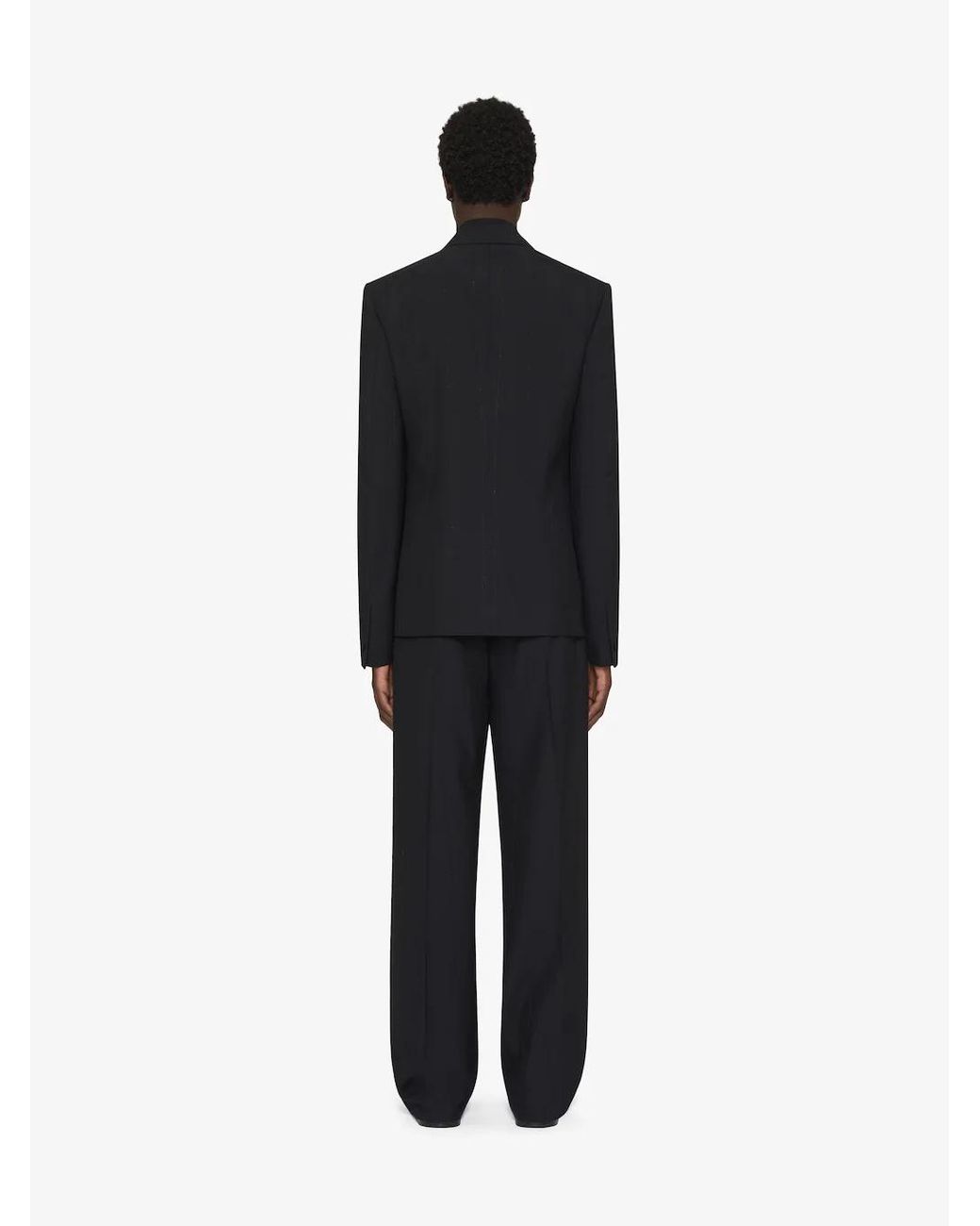 Givenchy Black ジバンシィ 4G パターン シングルブレスト ブレザー for men