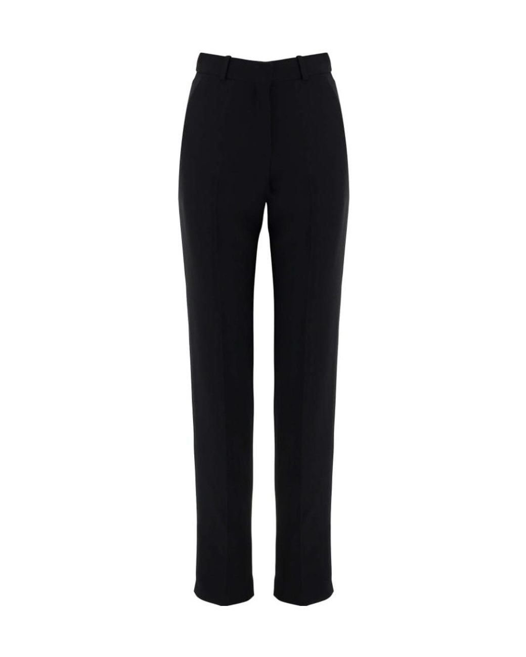 McQueen Black High-Waisted Trouseres