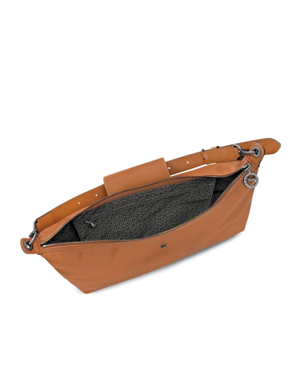 Longchamp Brown Flap Detail Shoulder Bag