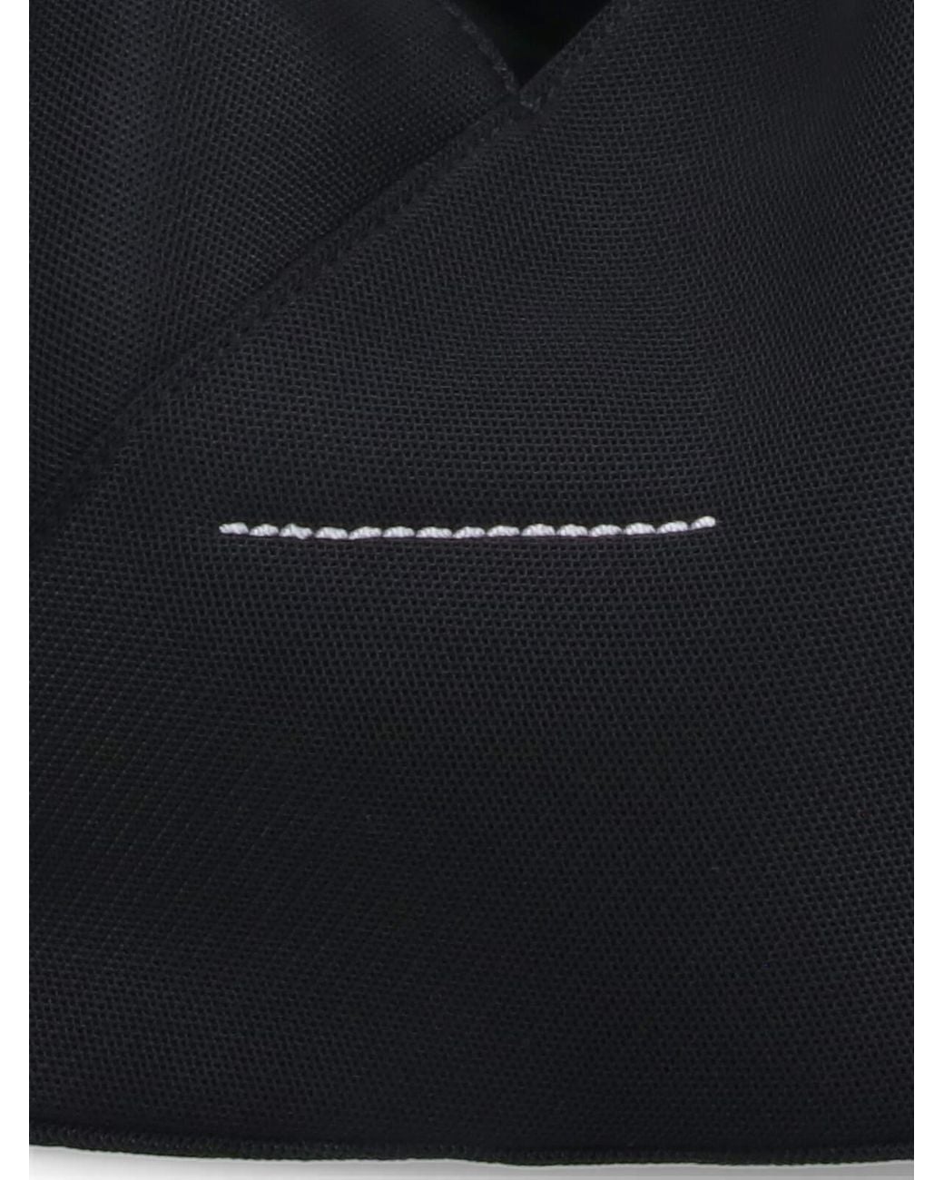 MM6 by Maison Margiela Black Japanese Mesh Crossbody Bag