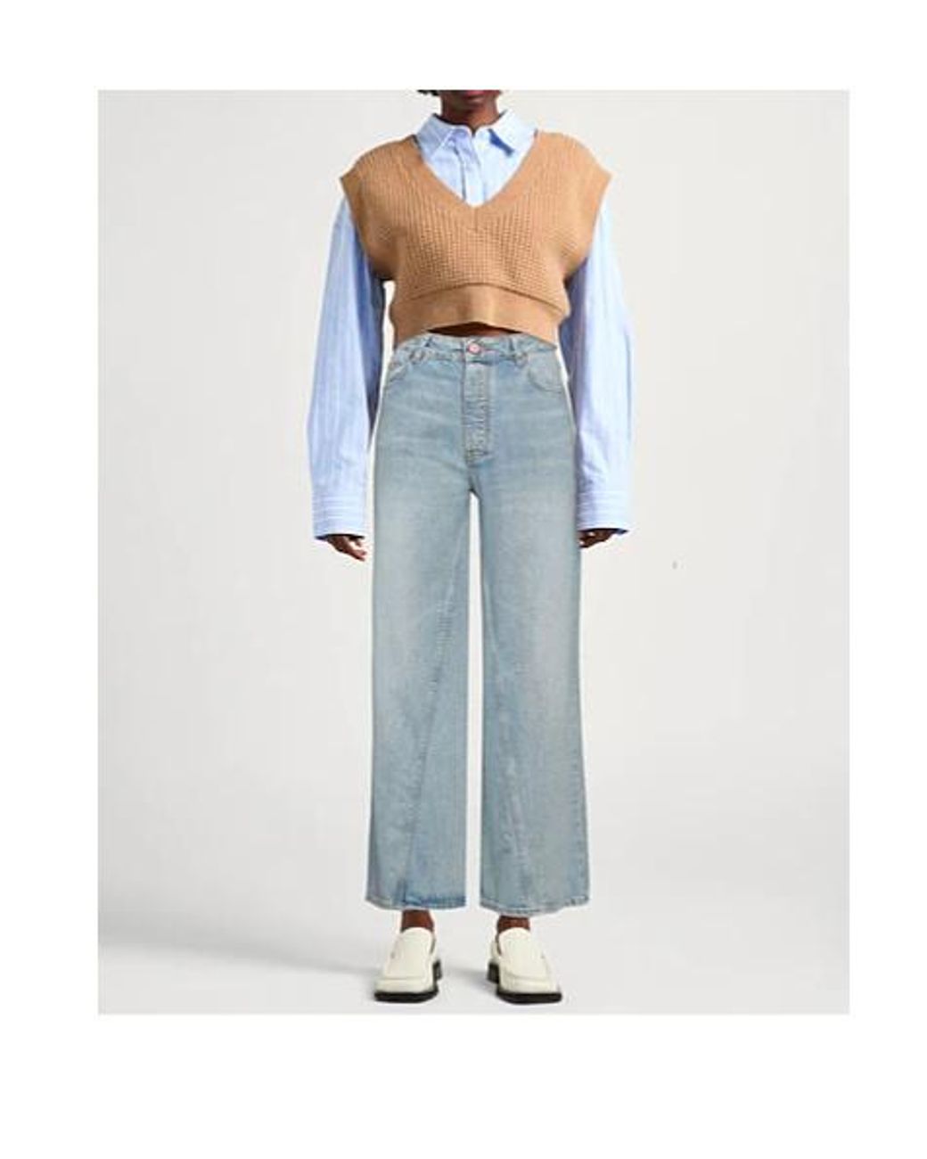 Ganni Blue Denim Trousers