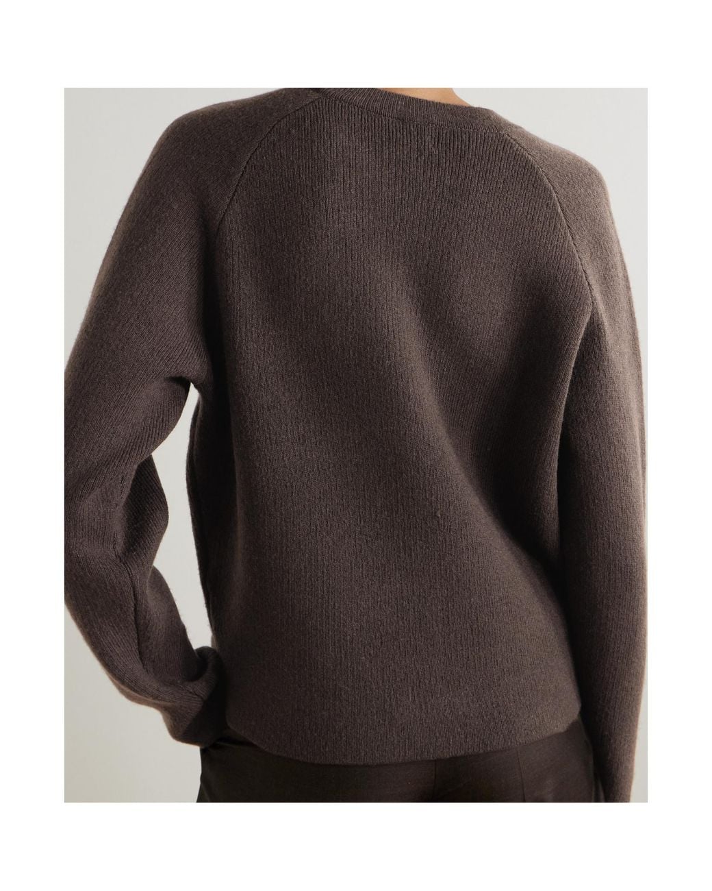 Totême Brown Button Cardigan