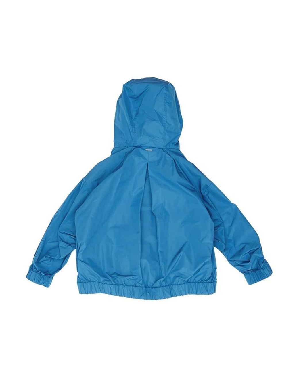 Max Mara Blue 'S Cammeo Taffeta Hooded Jacket