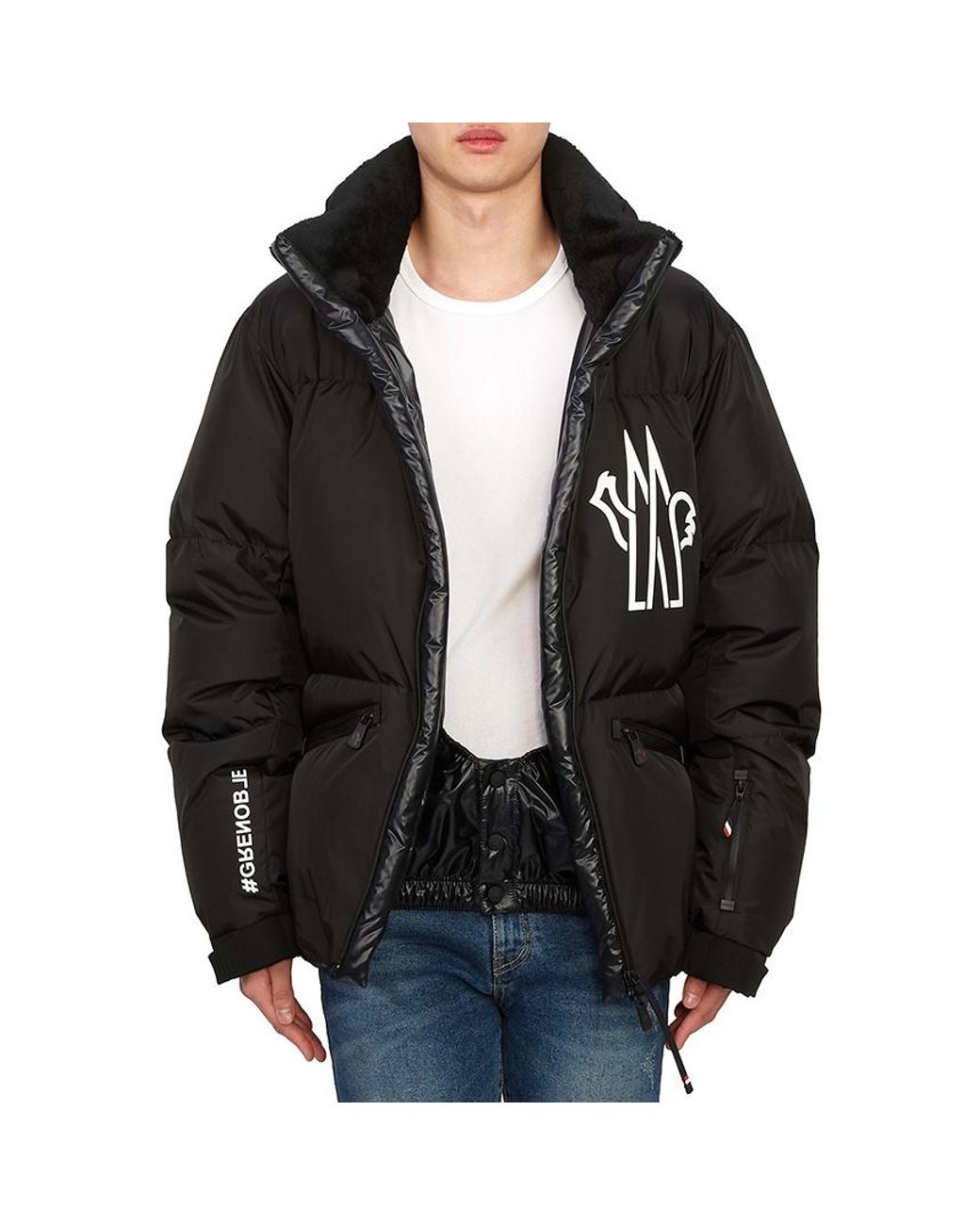 Moncler Black Verdons Short Down Jacket for men