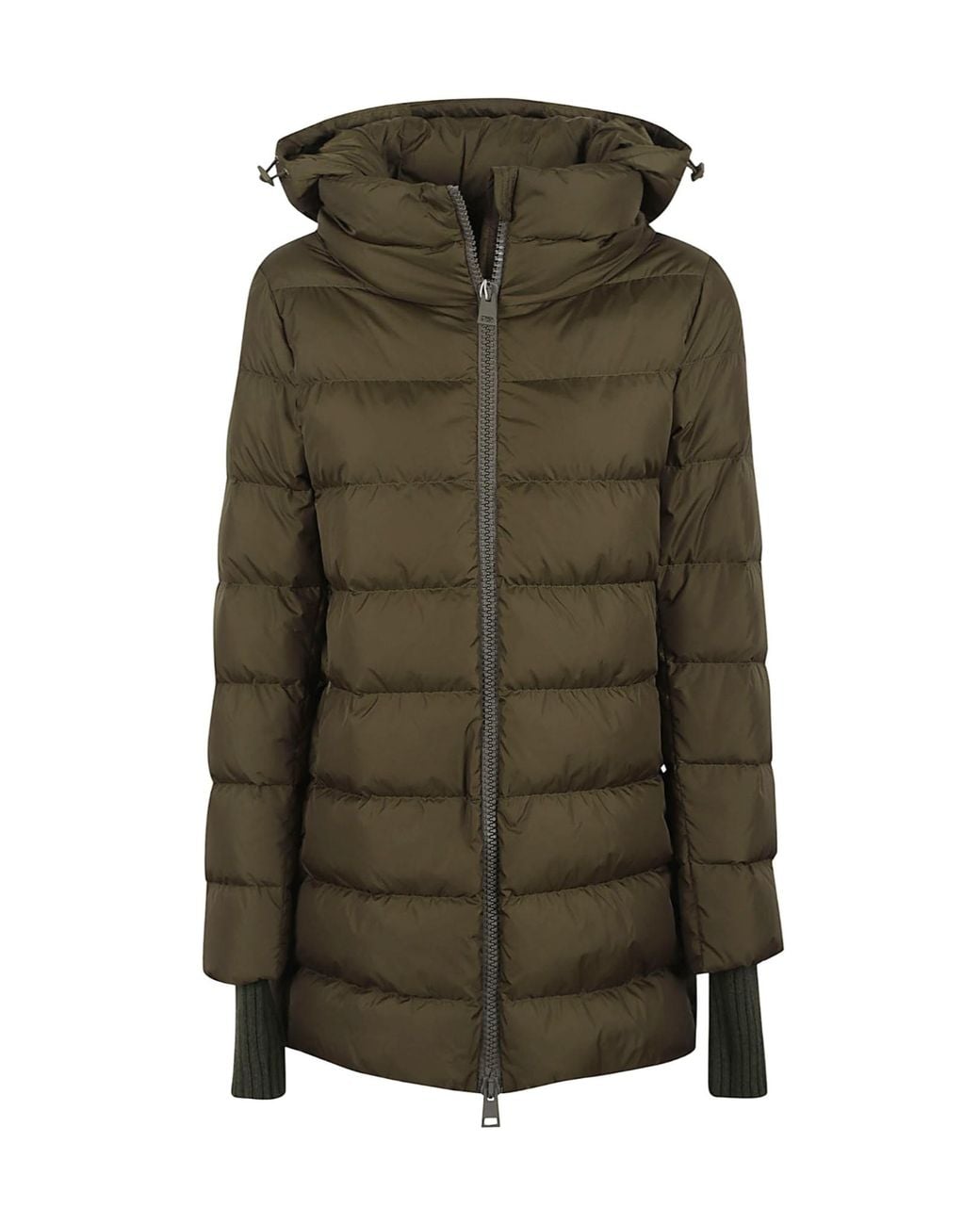 Herno Green Hooded Down Jacket