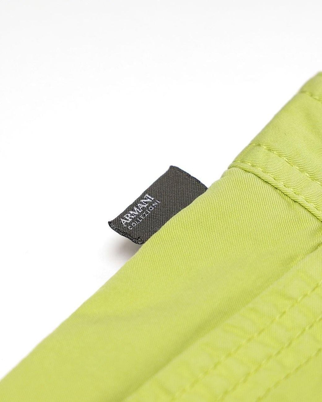 Armani Collezioni Yellow Logo Shorts for men