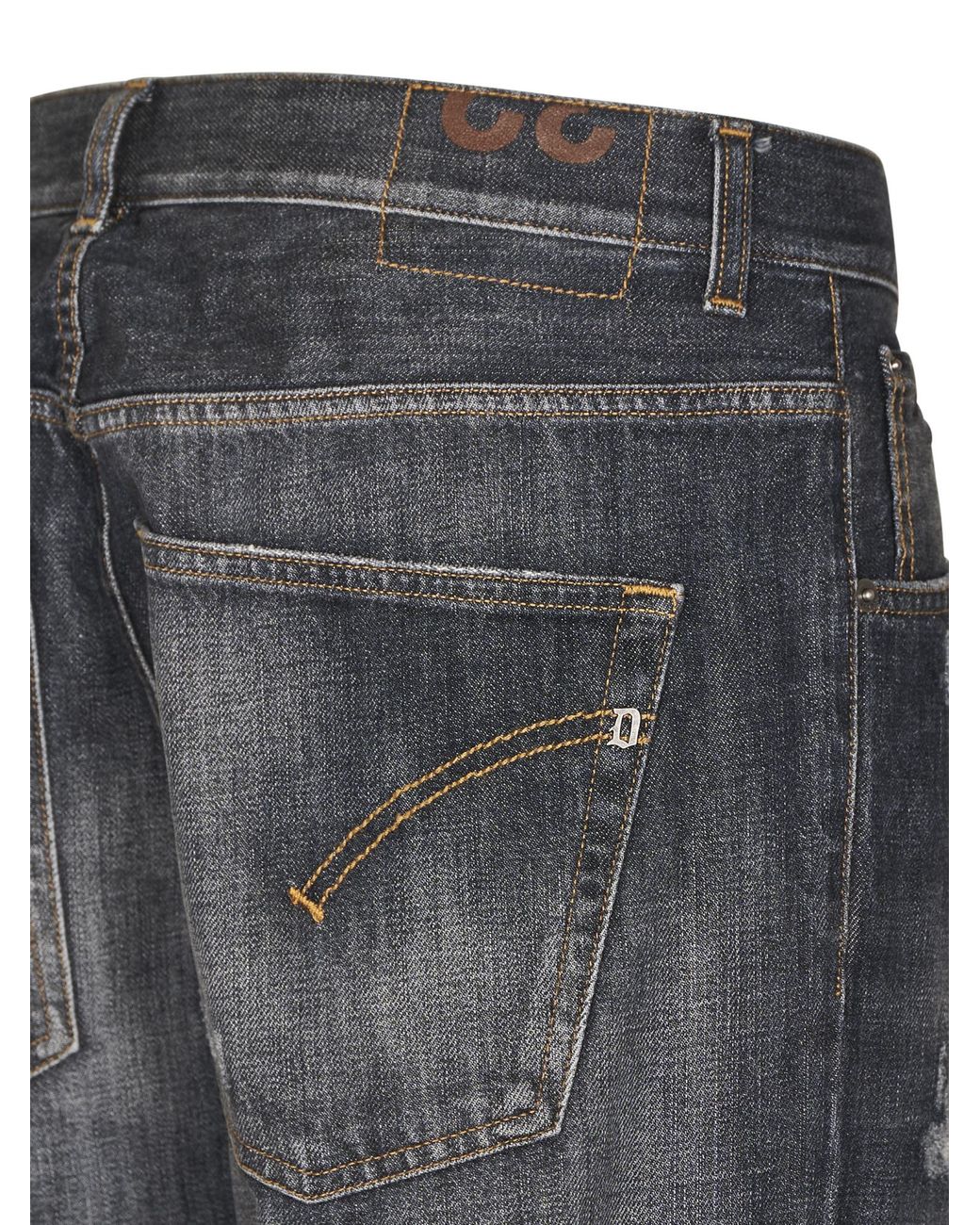 Dondup Gray Paco Loose-Fit Jeans for men