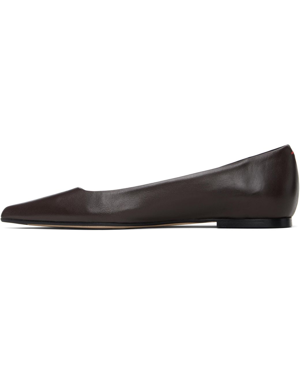 Aeyde Brown Cassy Pointed-Toe Ballet Flats