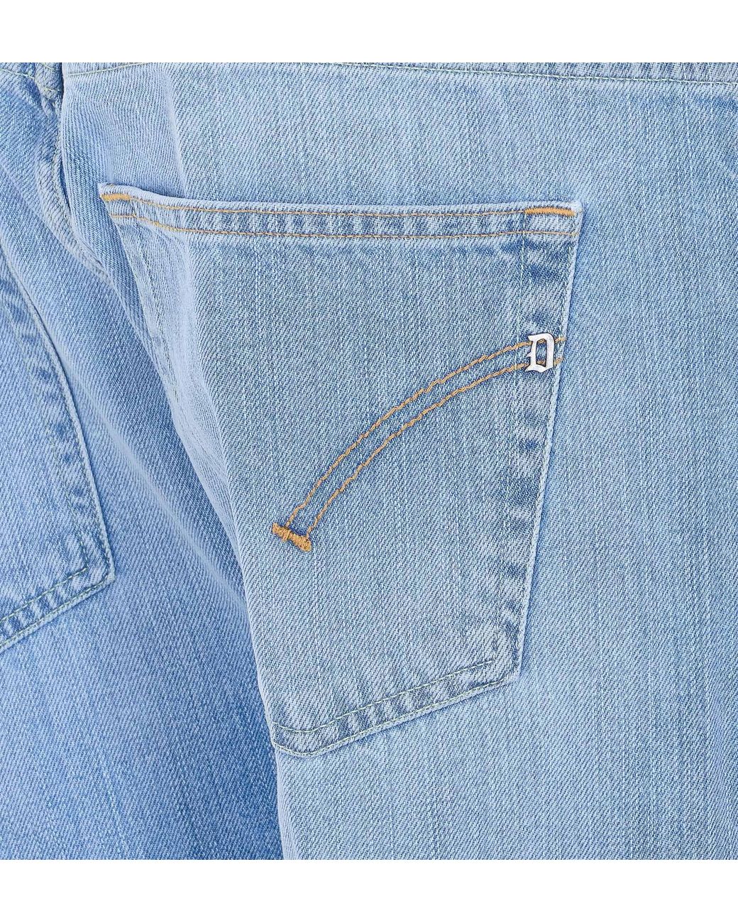 Dondup Blue Skinny Slim-Fit Jeans for men