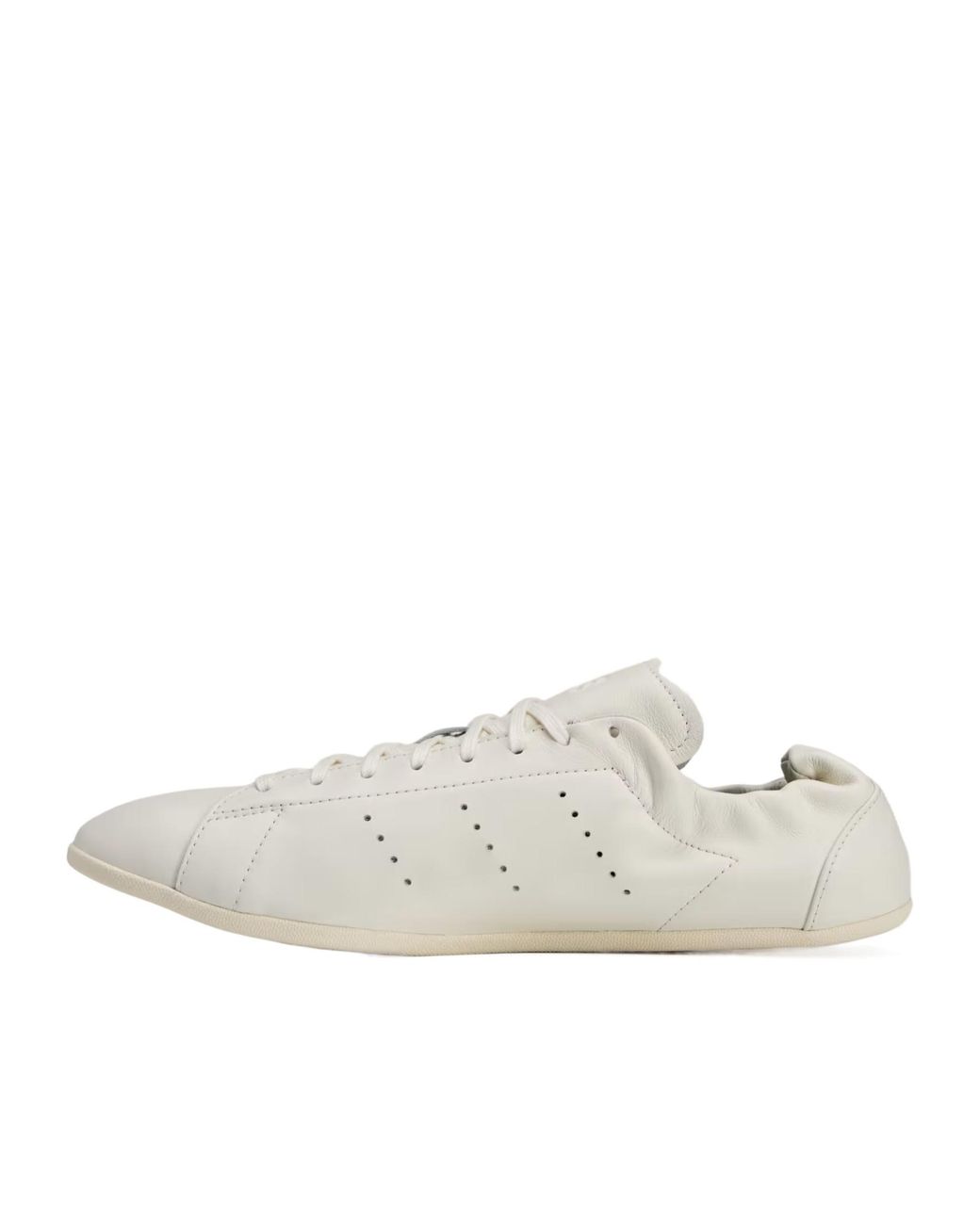 Y-3 White Stan Low Pro Lace-Up Sneakers