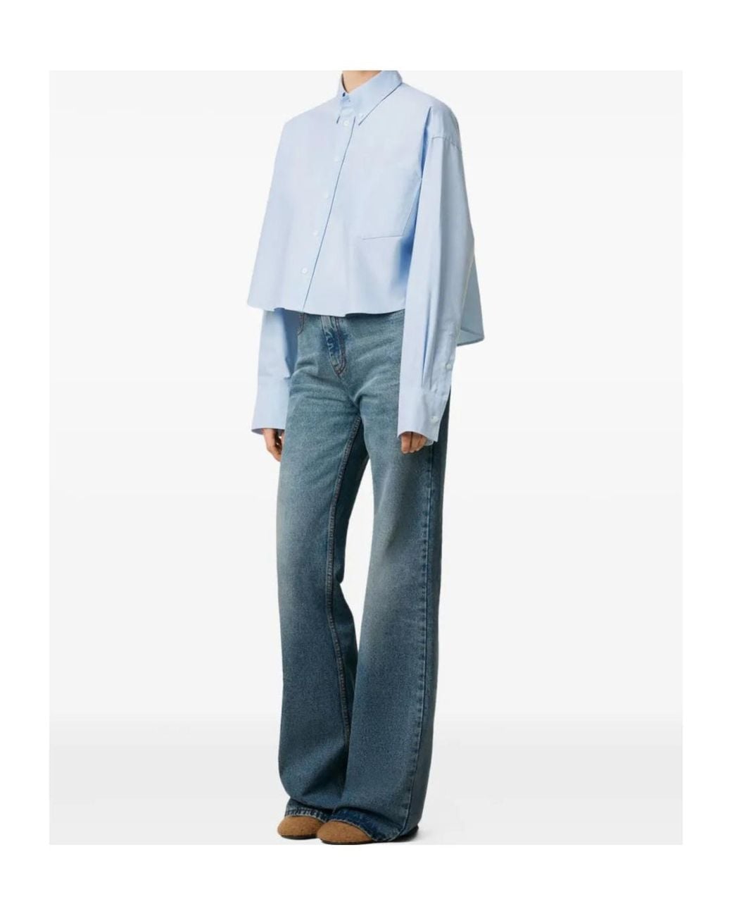 AMI Blue De Coeur' Shirt