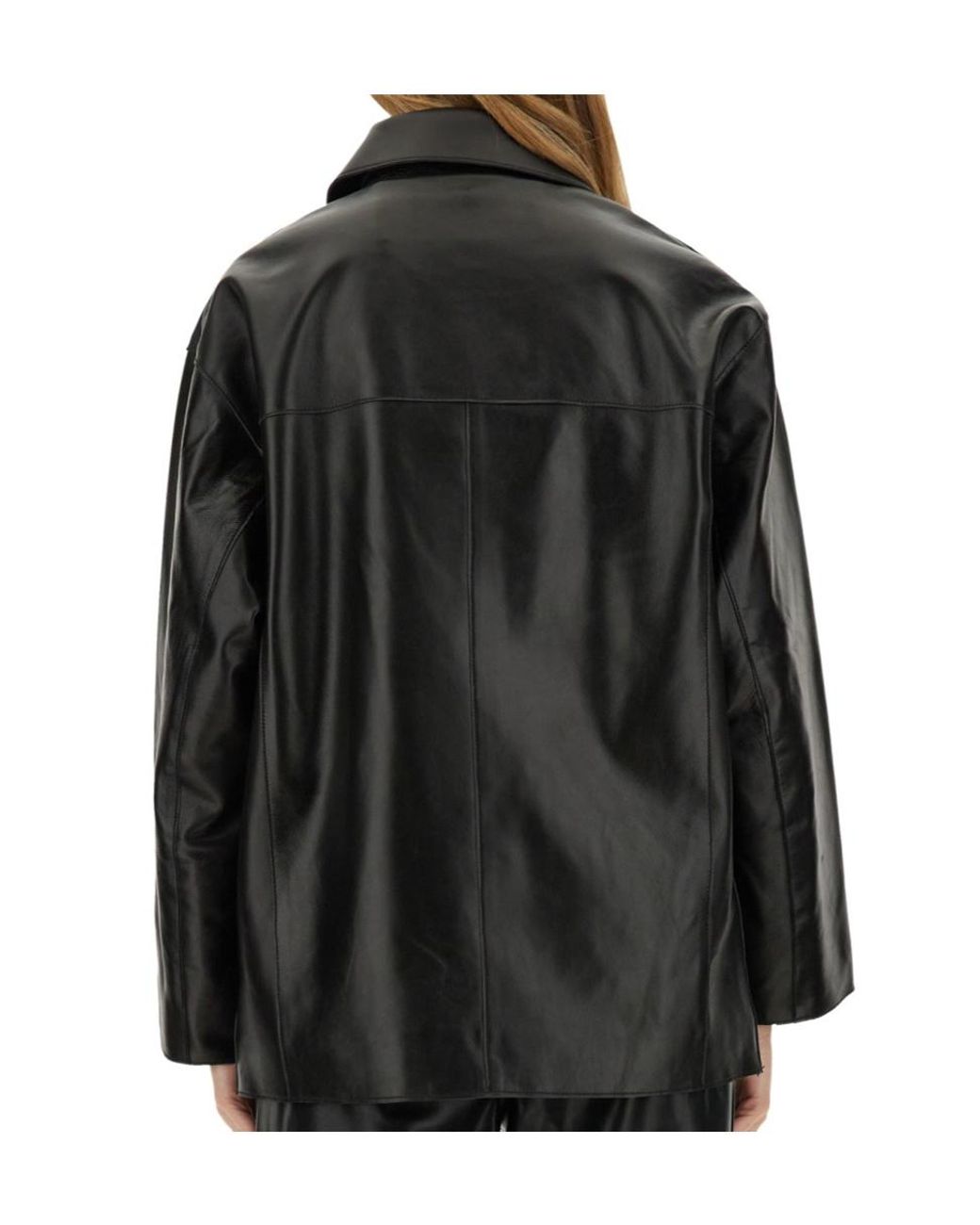 STAND Black Long-Sleeved Casual Jacket