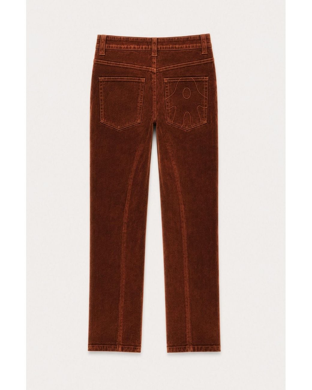 AVAVAV Brown Straight-Leg Jeans