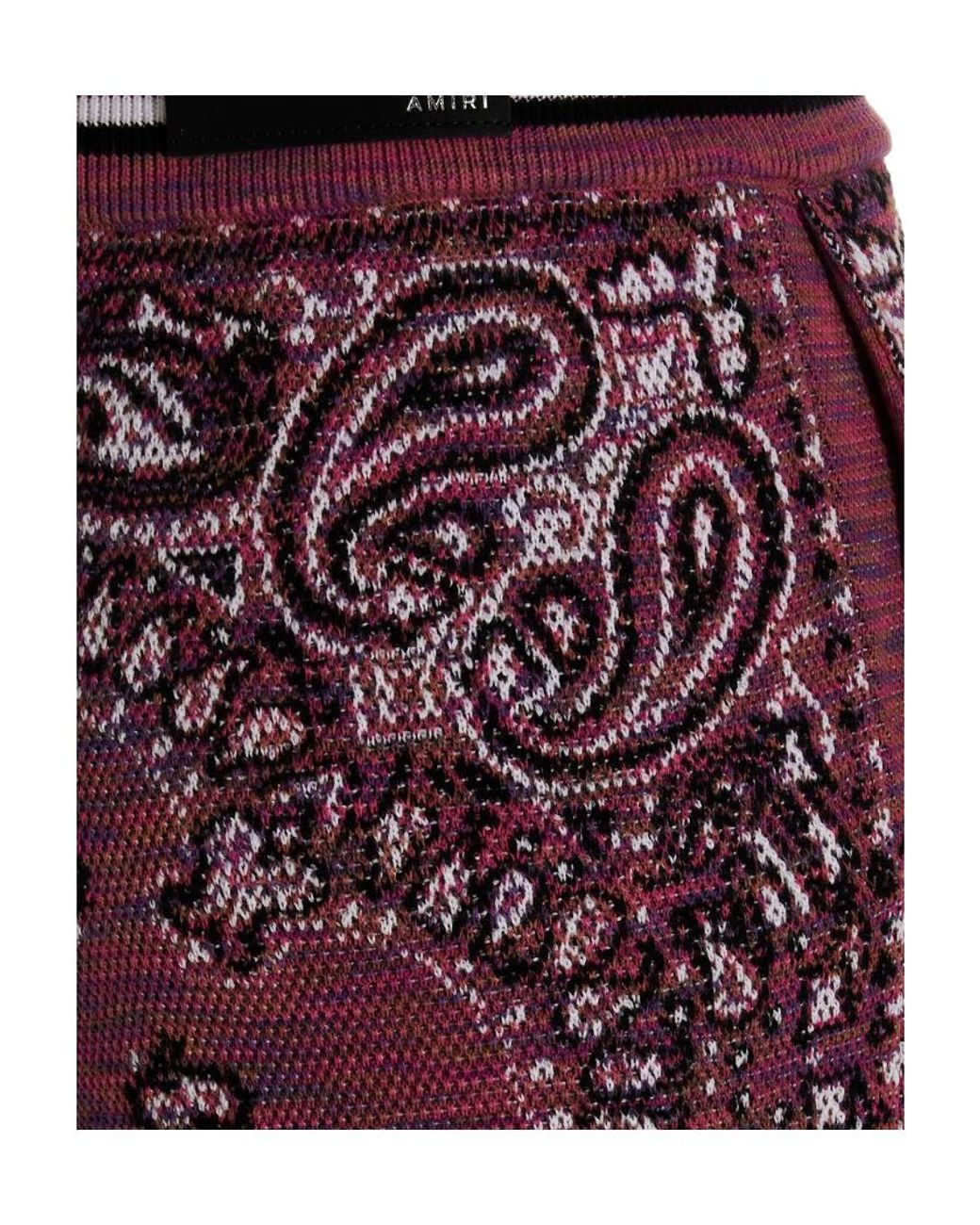 Amiri Purple Logo Sweatpants