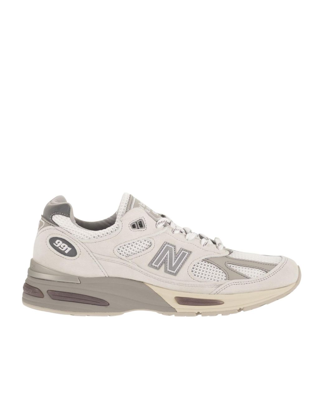 New Balance White 991V2 for men
