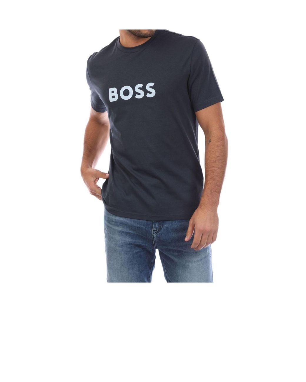 Boss Blue Shortsleeve Tshirt for men