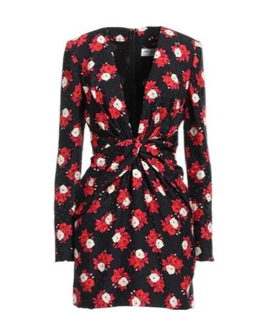 Saint Laurent Red Short Dresses
