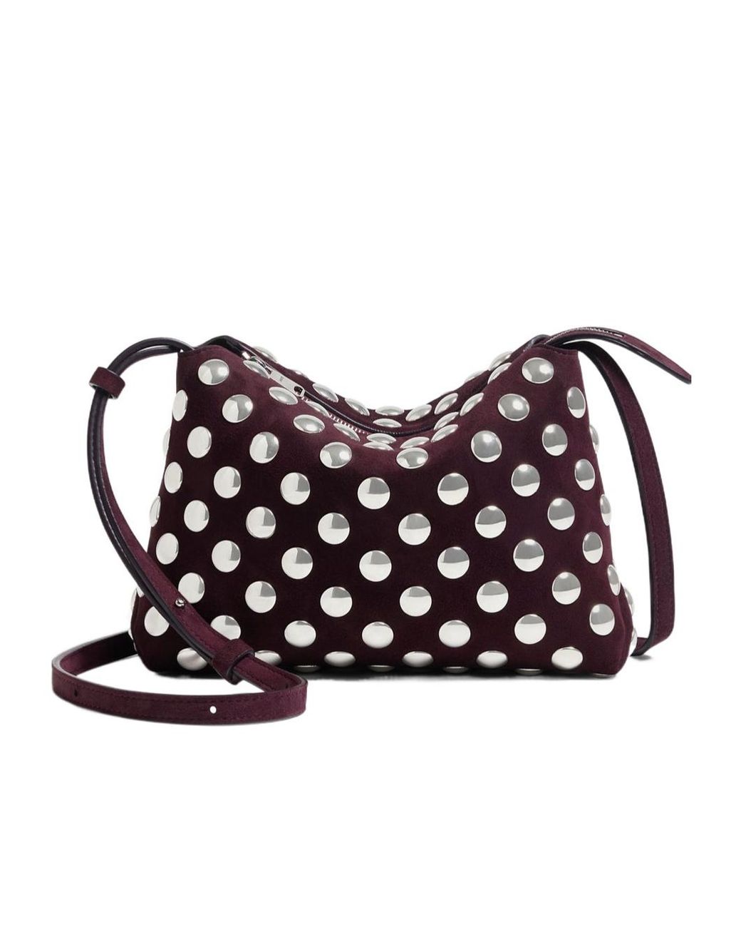 Khaite Black Lina Stud Detailed Medium Crossbody Bag