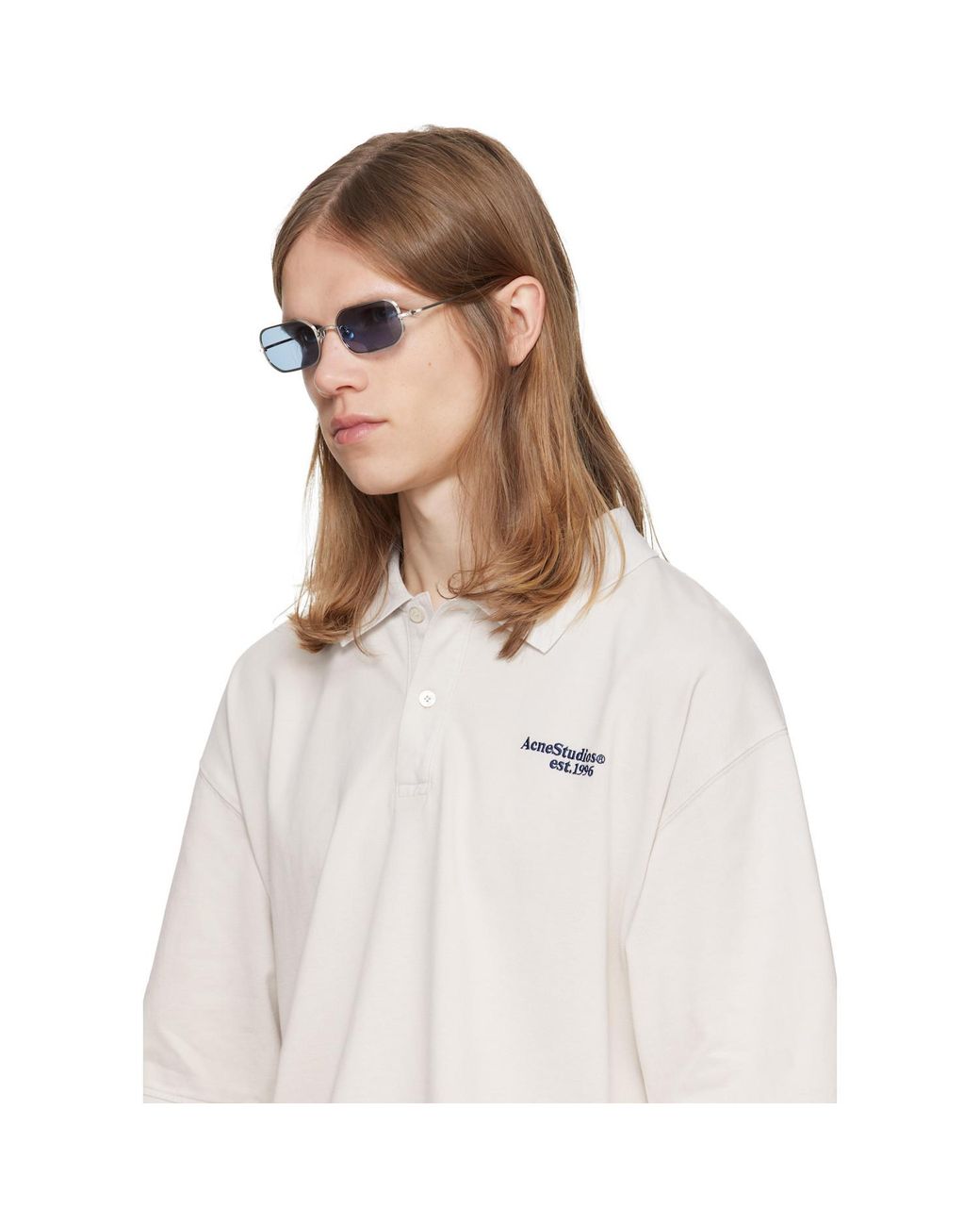 Matsuda White M3163 Sunglasses for men