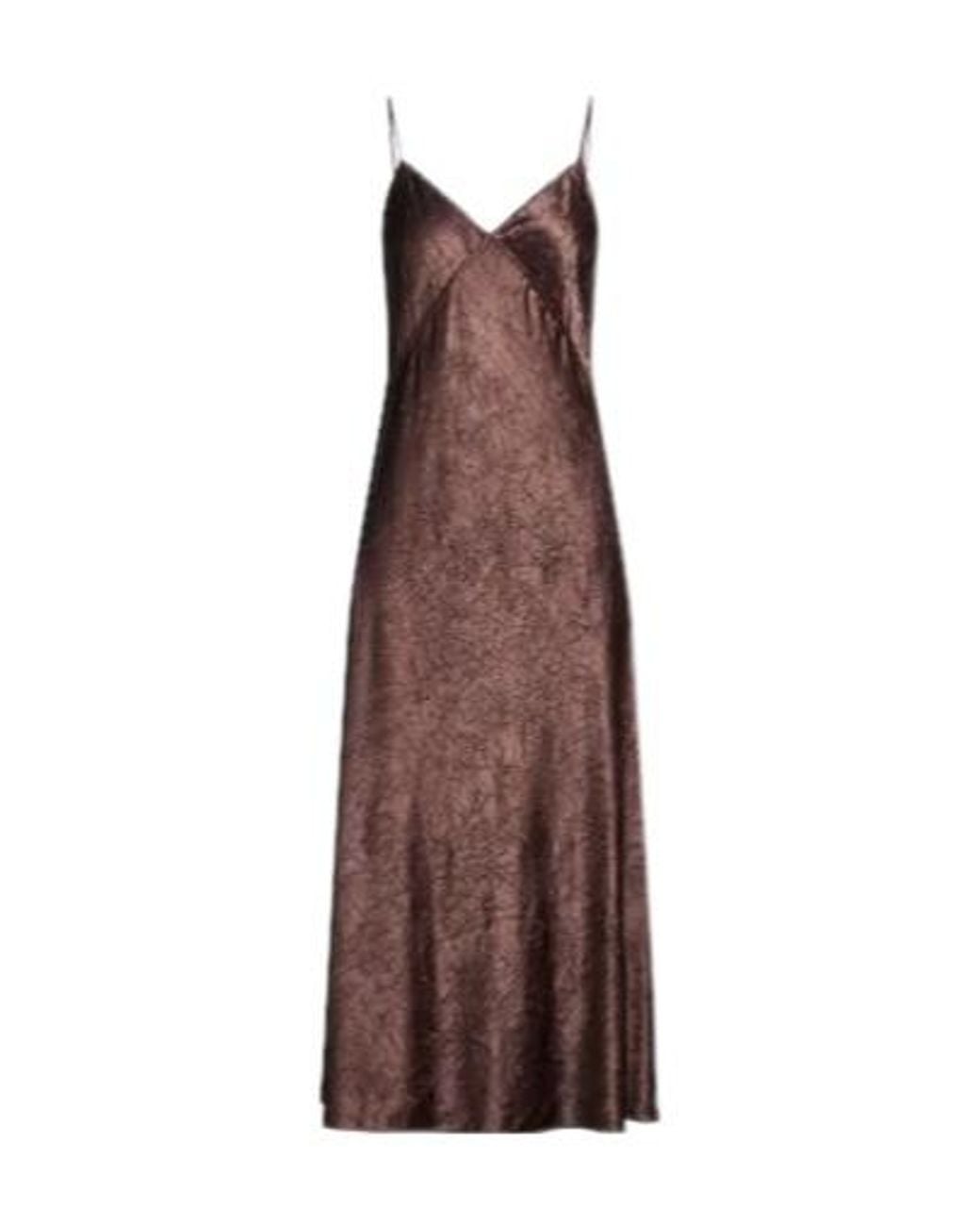 MAX&Co. Brown Slip Dress