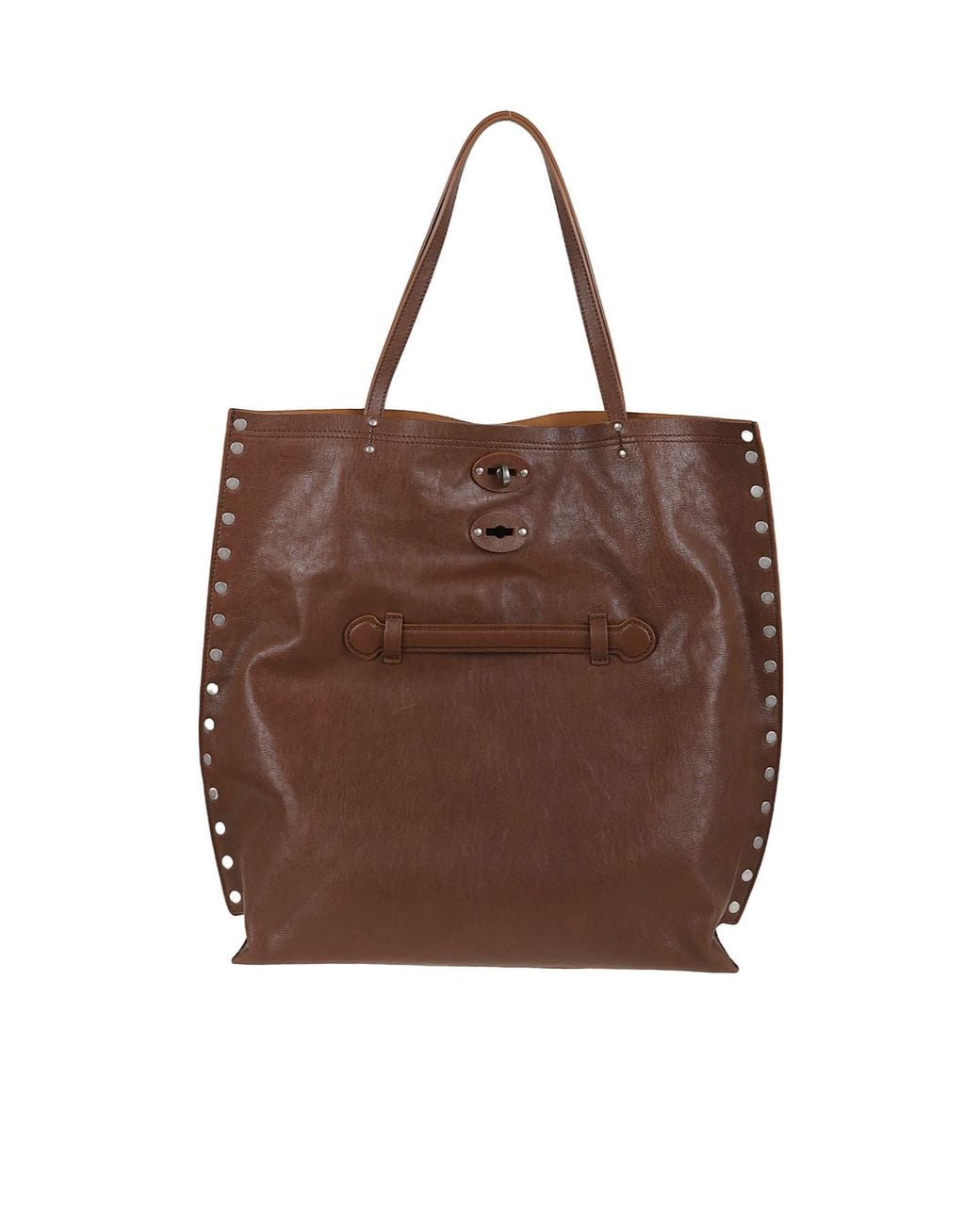 Zanellato Brown Aspasso Medium Tote Bag