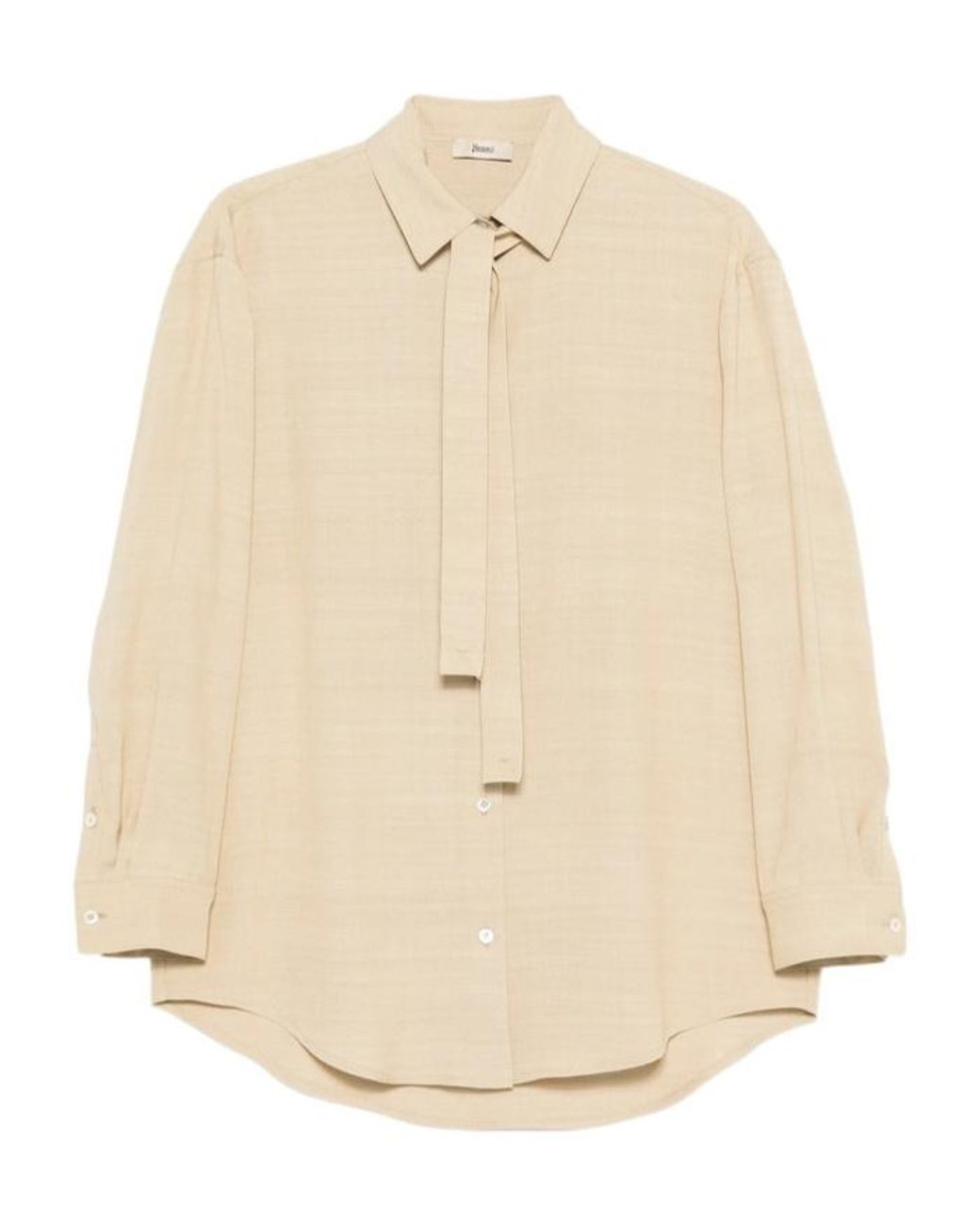 Herno Natural Long-Sleeved Shirt