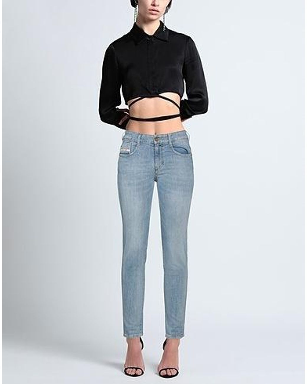DIESEL Blue Light-Colored Skinny Jeans