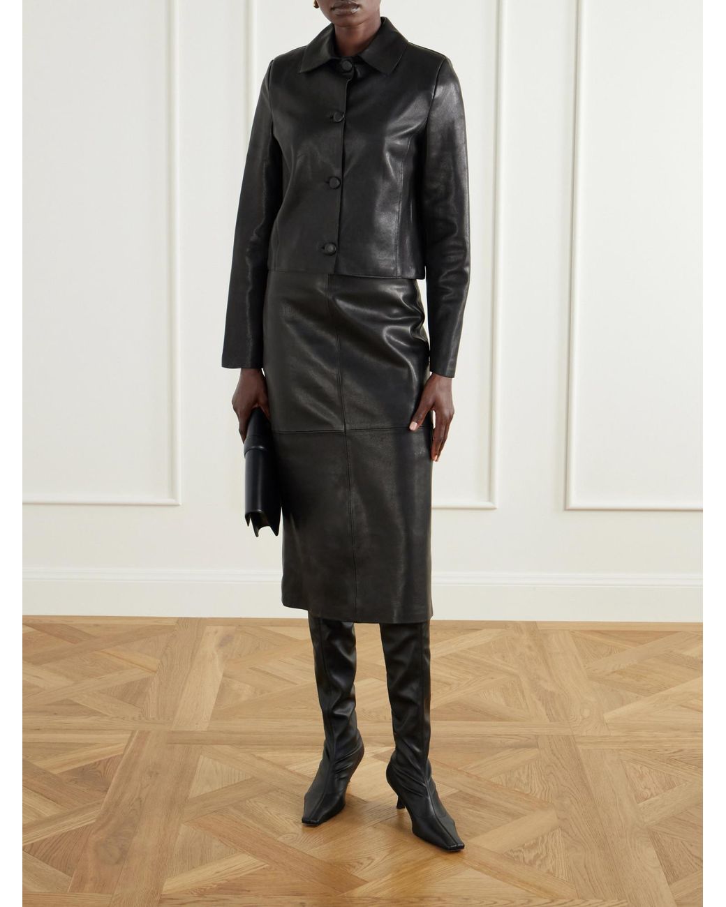 Nour Hammour Black Long-Sleeved Jacket