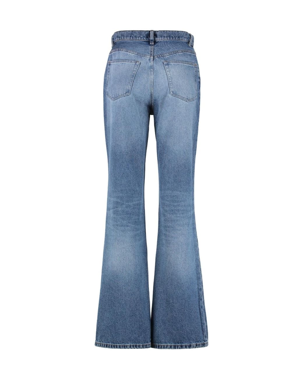 A.P.C. Blue Romy High Rise Flared Jeans