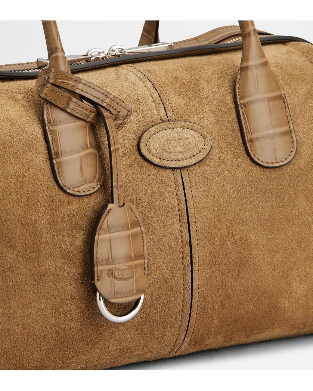 Tod's Brown Di Bag Bowling Bag