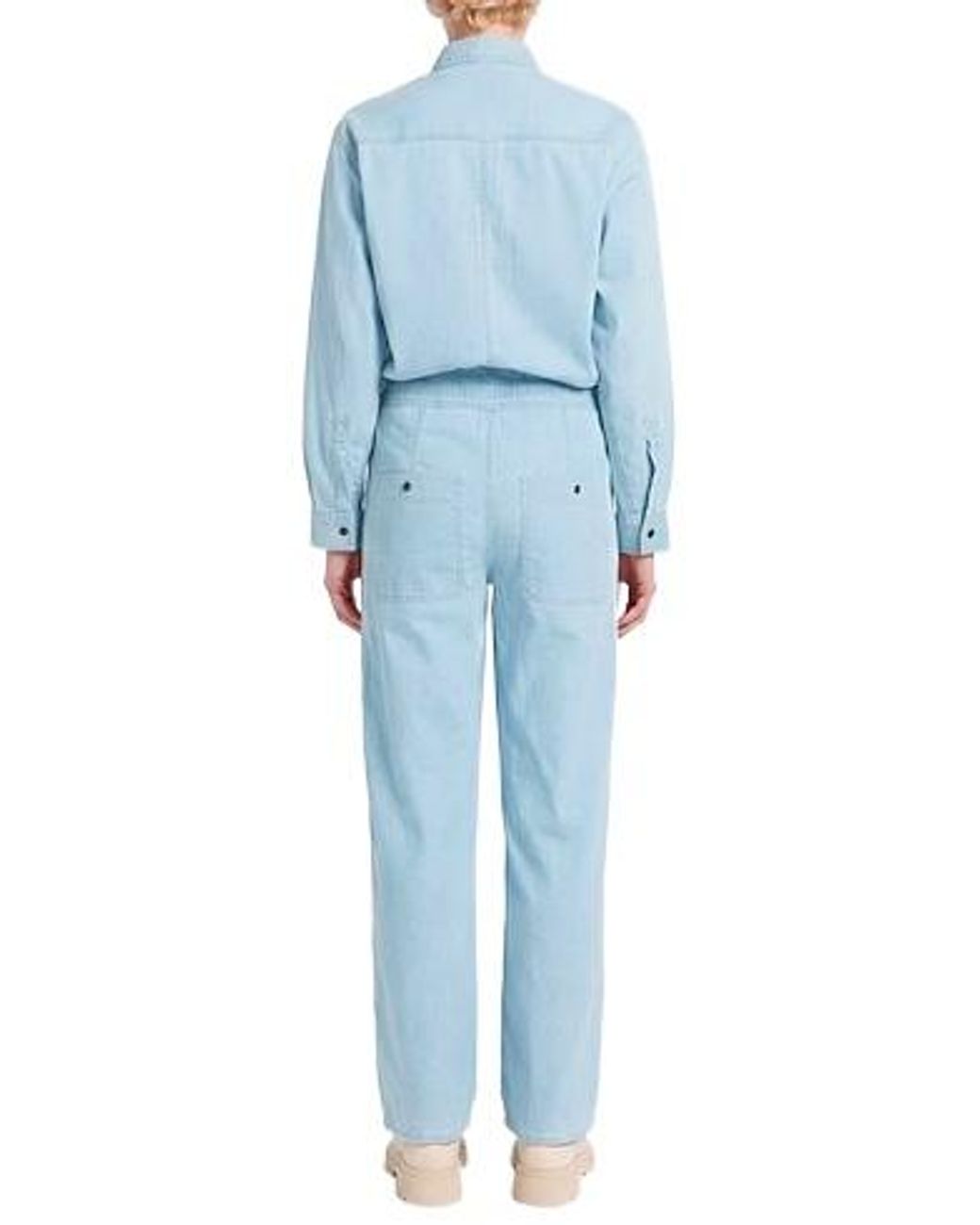 Isabel Marant Blue Casual Denim Long-Sleeve Top