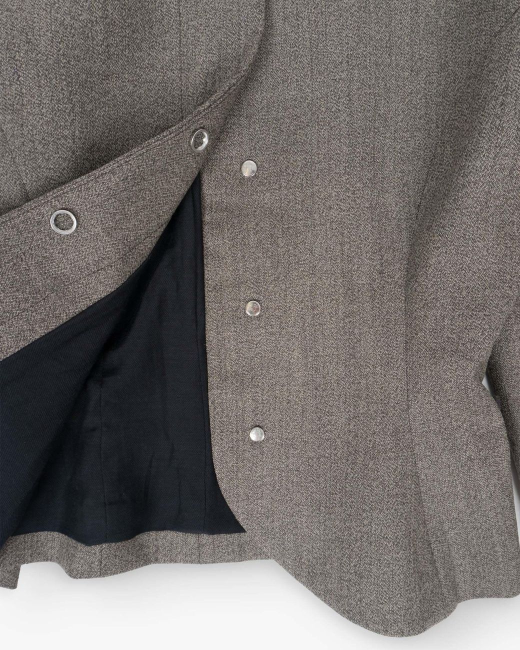 Jacquemus Gray Le Palmier Peplum Jacket