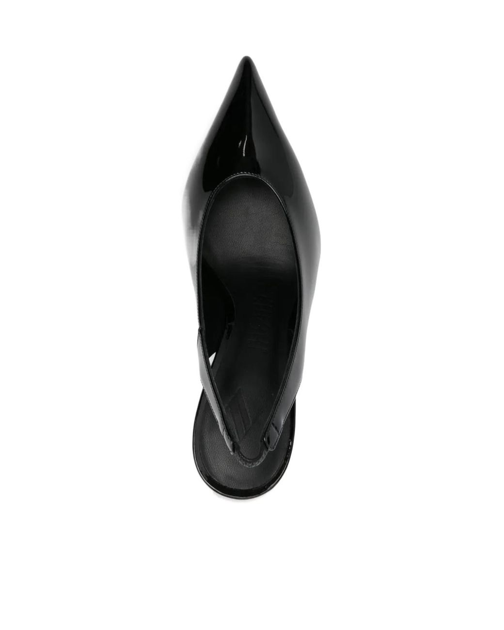 The Attico Black Pointed-Toe Stiletto Heels