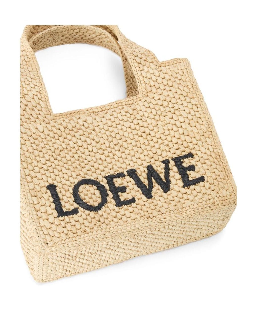 Loewe Natural Font Mini Top Handle Bag